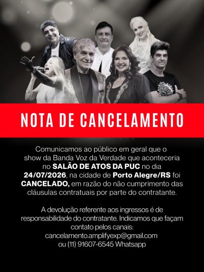 Nota de Cancelamento Importante